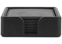 Urban Barn Riva Coaster Set with Holder- Table Linens & Coasters