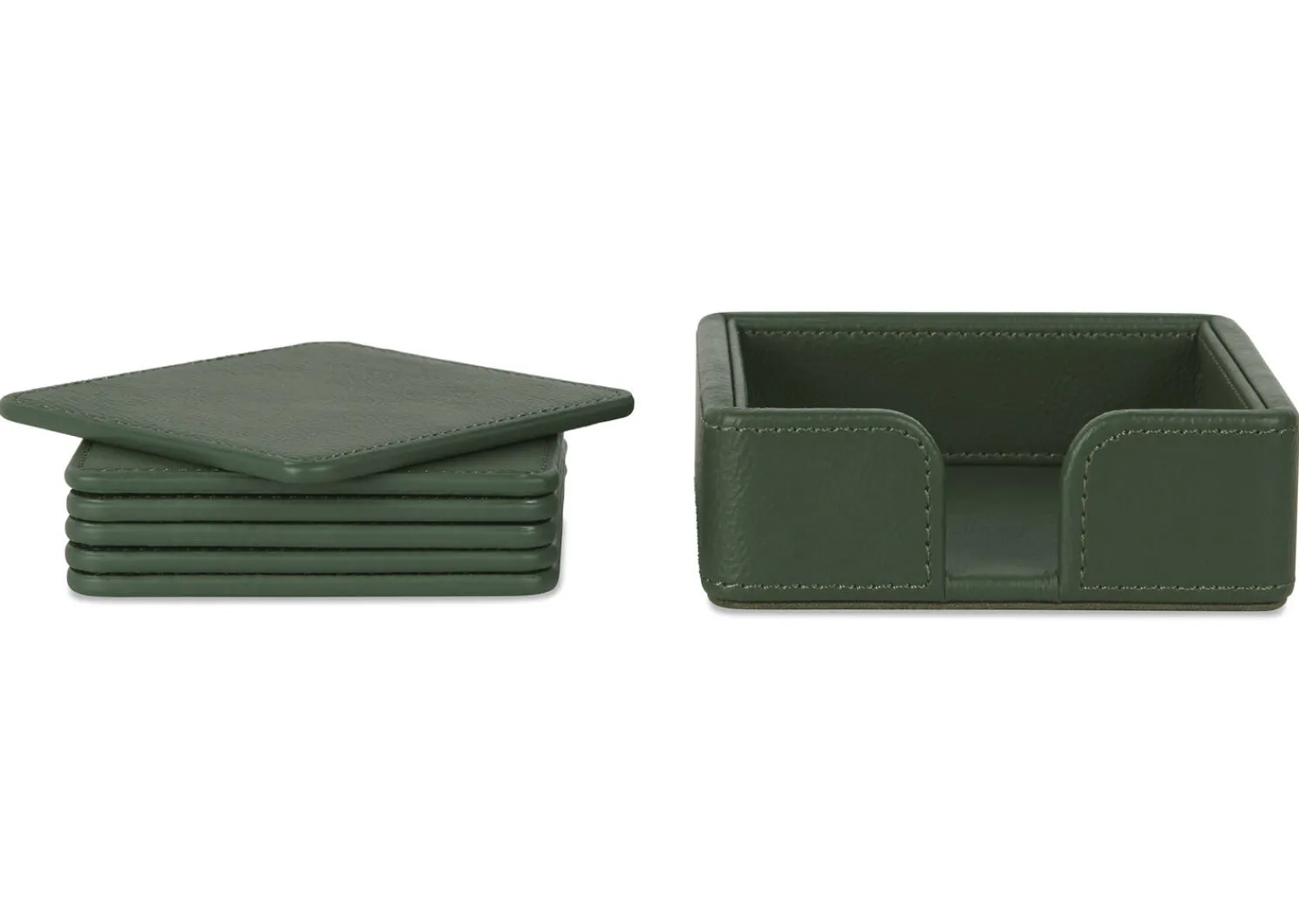 Urban Barn Riva Coaster Set with Holder- Table Linens & Coasters