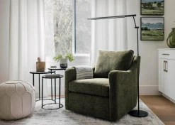 Urban Barn Rorke Swivel Chair- Accent Chairs