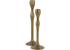Urban Barn Ryah Candle Holder Antiqued Brass- Candles & Holders