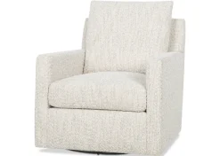 Urban Barn Sadie Swivel Armchair -Zell Pearl- Accent Chairs
