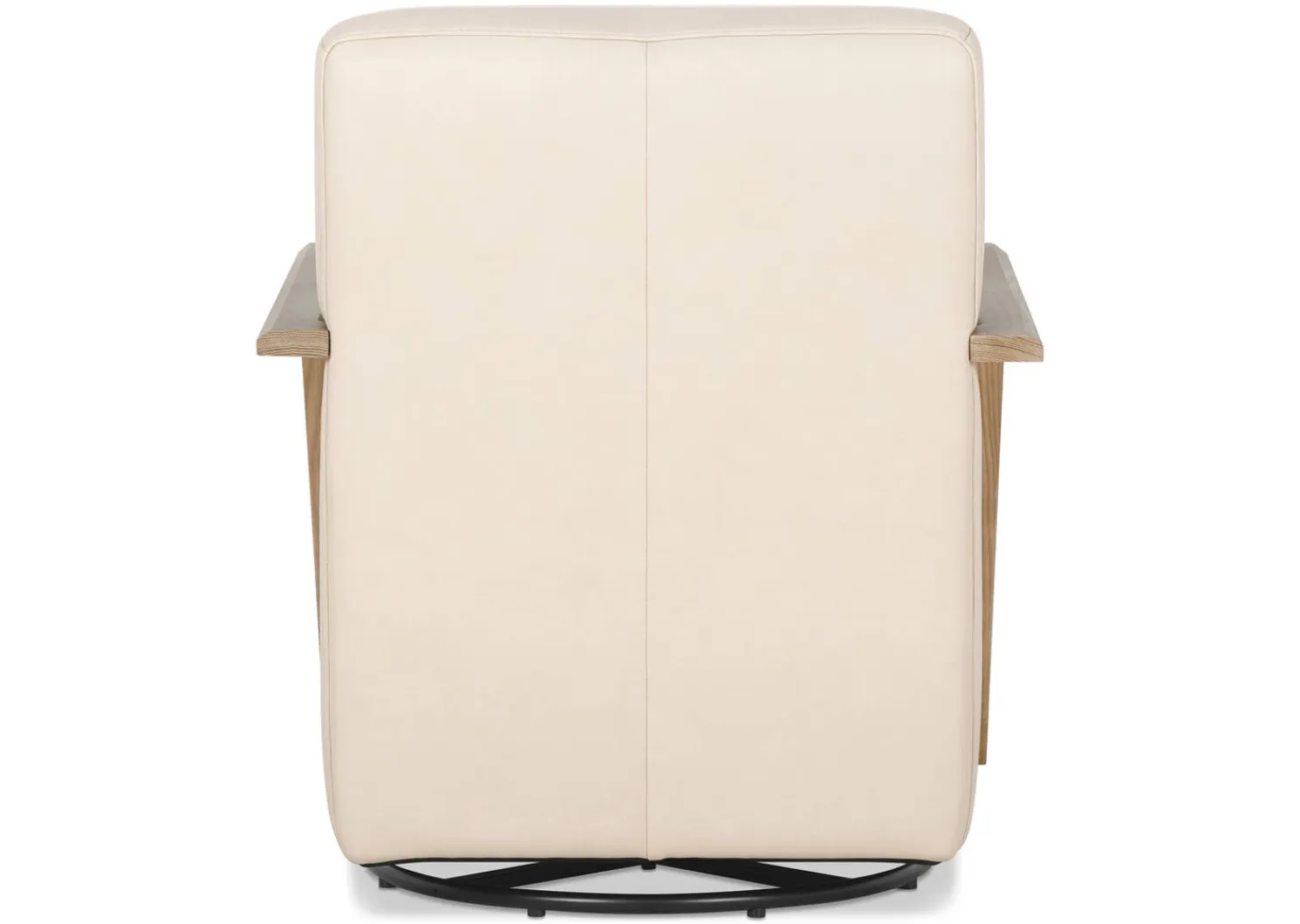 Urban Barn Simone Leather Swivel Chair- Accent Chairs