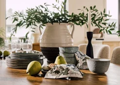 Urban Barn Texada 16 piece Dish Set Lt. Blue- Dinnerware