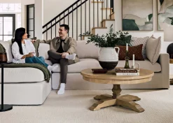 Urban Barn Thatcher Round Coffee Table- Coffee Tables