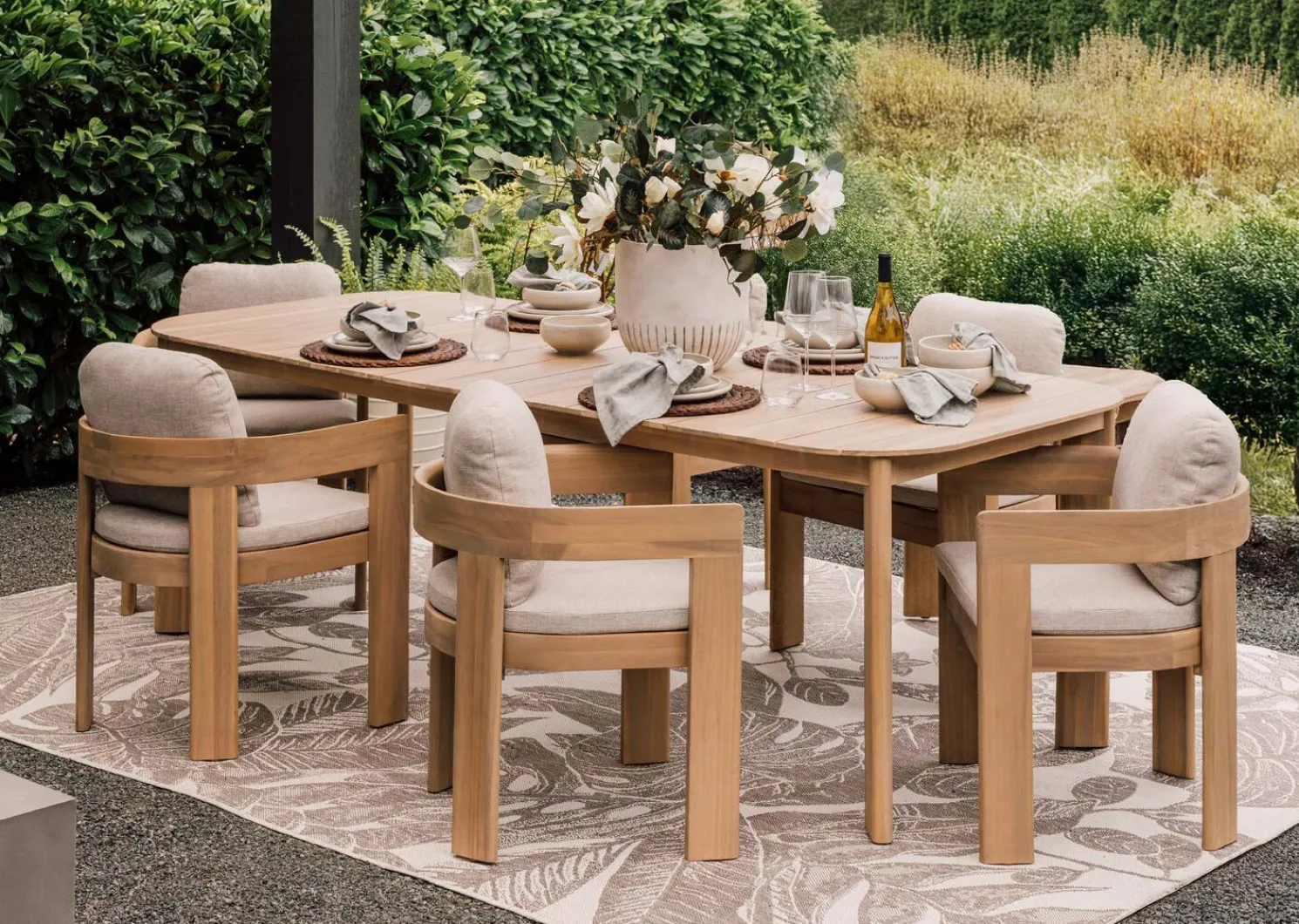 Urban Barn Tonga Outdoor Dining Table -Natural- All Outdoor Furniture