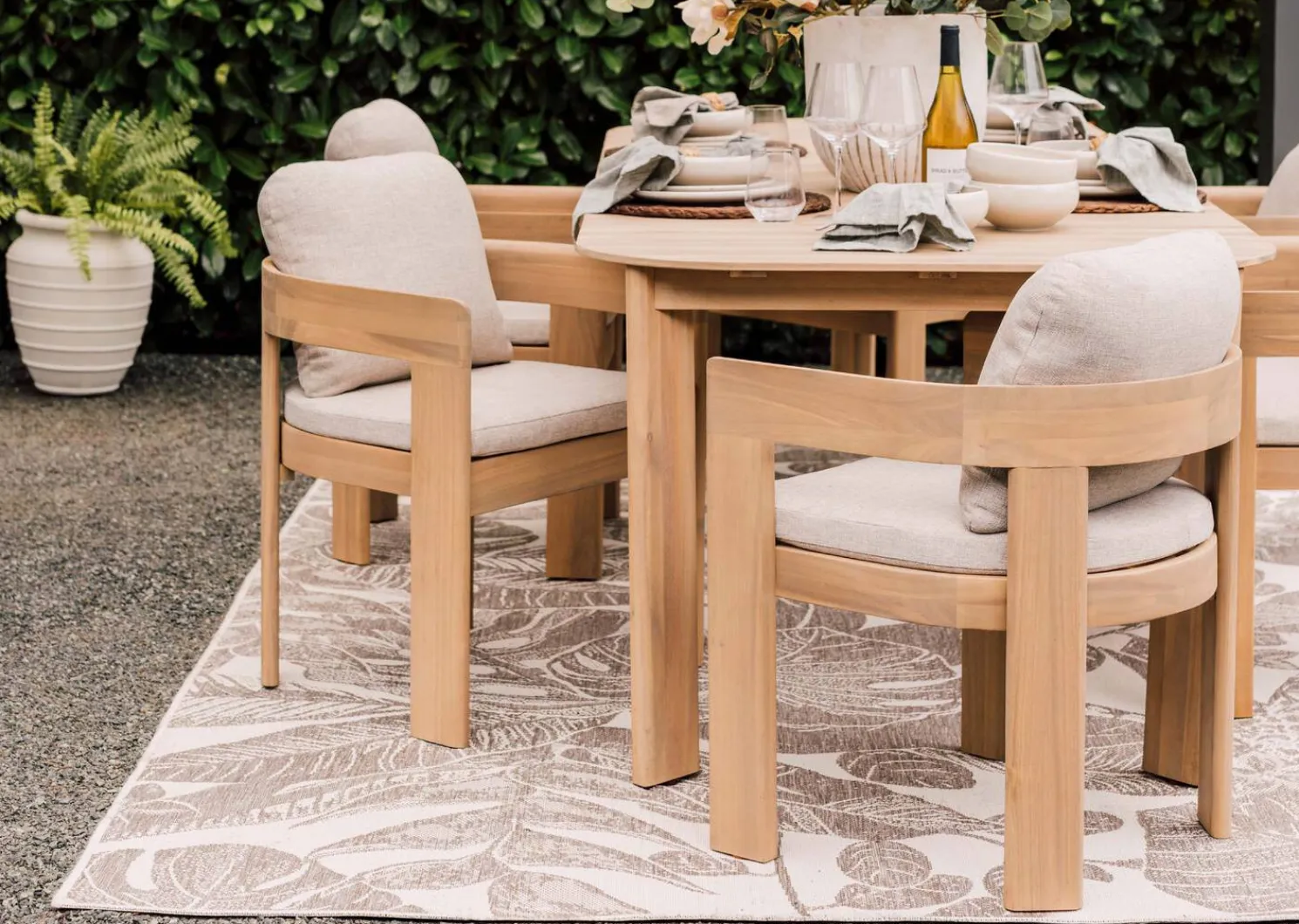 Urban Barn Tonga Outdoor Dining Table -Natural- All Outdoor Furniture