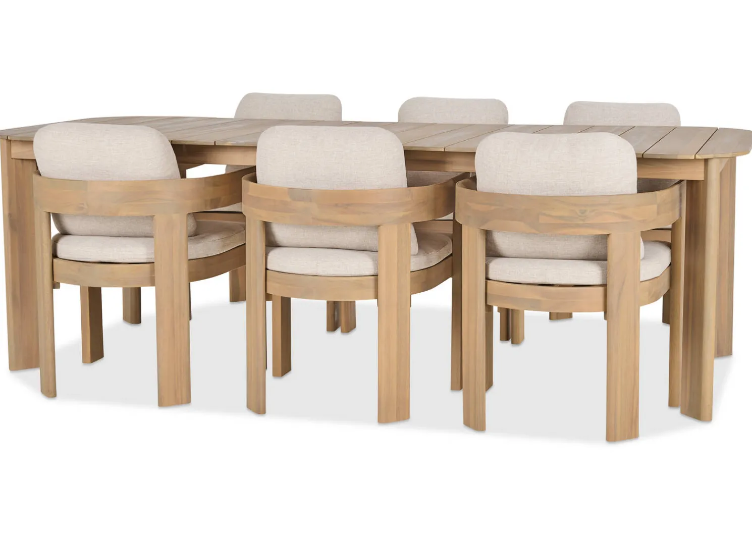 Urban Barn Tonga Outdoor Dining Table -Natural- All Outdoor Furniture