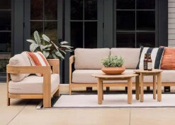 Urban Barn Tonga Outdoor Loveseat -Elio Oyster- All Outdoor Furniture