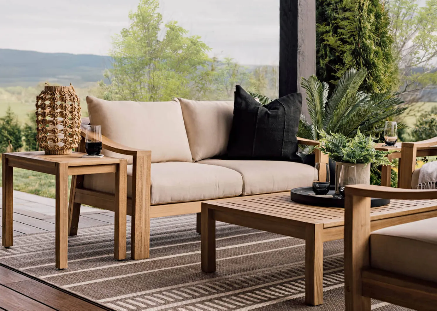 Urban Barn Tulum Outdoor Coffee Table -Natural- All Outdoor Furniture