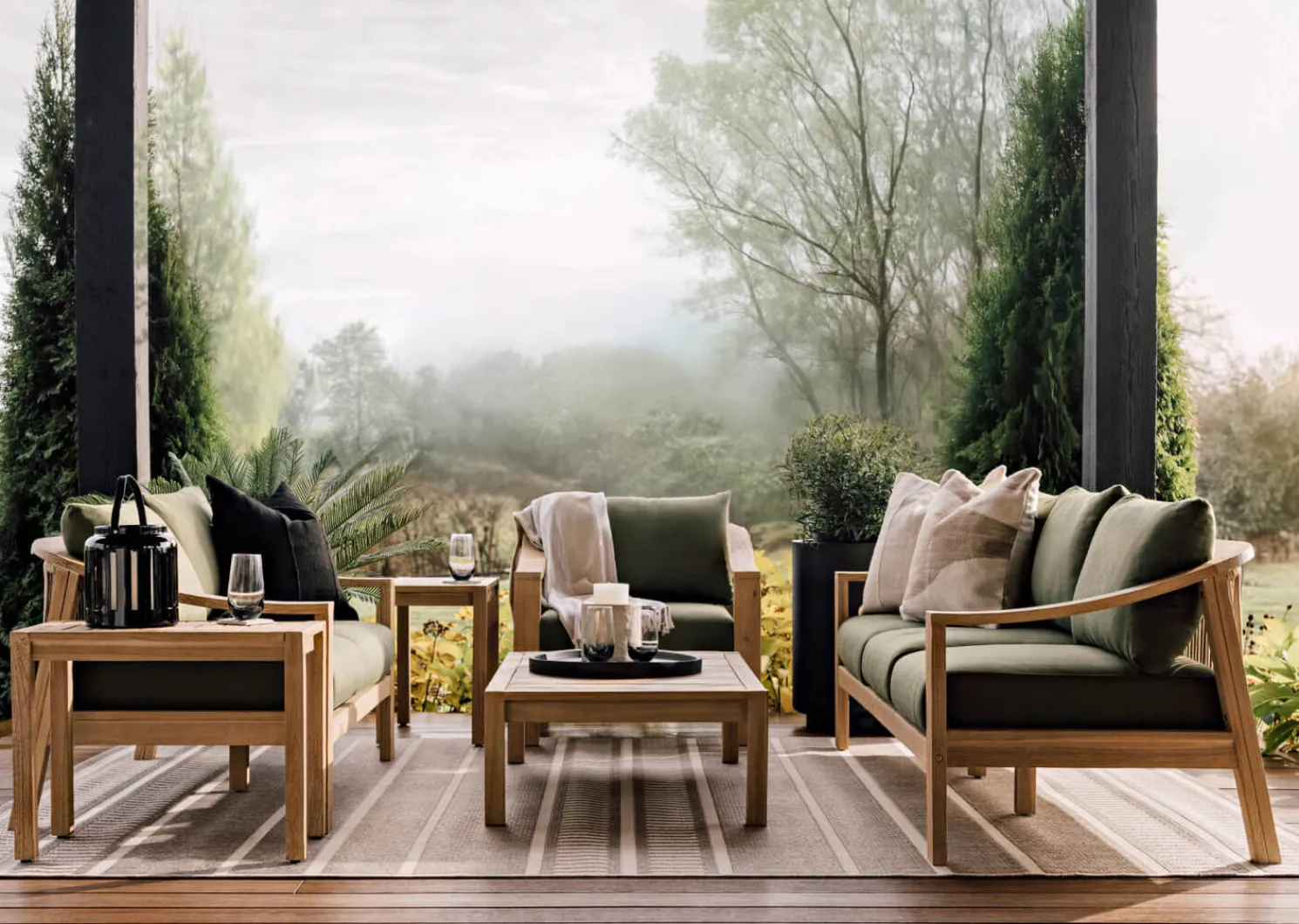 Urban Barn Tulum Outdoor Loveseat- All Outdoor Furniture