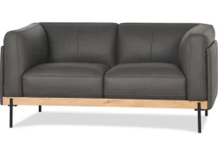 Urban Barn Vincent Leather Apartment Sofa -Kai Sedona- Sofas & Sectionals
