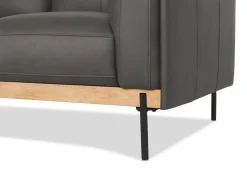 Urban Barn Vincent Leather Apartment Sofa -Kai Sedona- Sofas & Sectionals