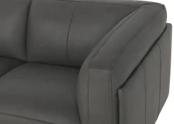 Urban Barn Vincent Leather Apartment Sofa -Kai Sedona- Sofas & Sectionals