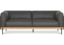 Urban Barn Vincent Leather Sofa -Kai Sedona- Sofas & Sectionals