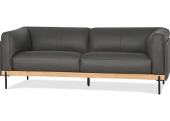 Urban Barn Vincent Leather Sofa -Kai Sedona- Sofas & Sectionals