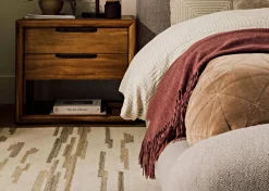 Urban Barn Willis Wool Rug Ivory/Sand/Grey- Area Rugs