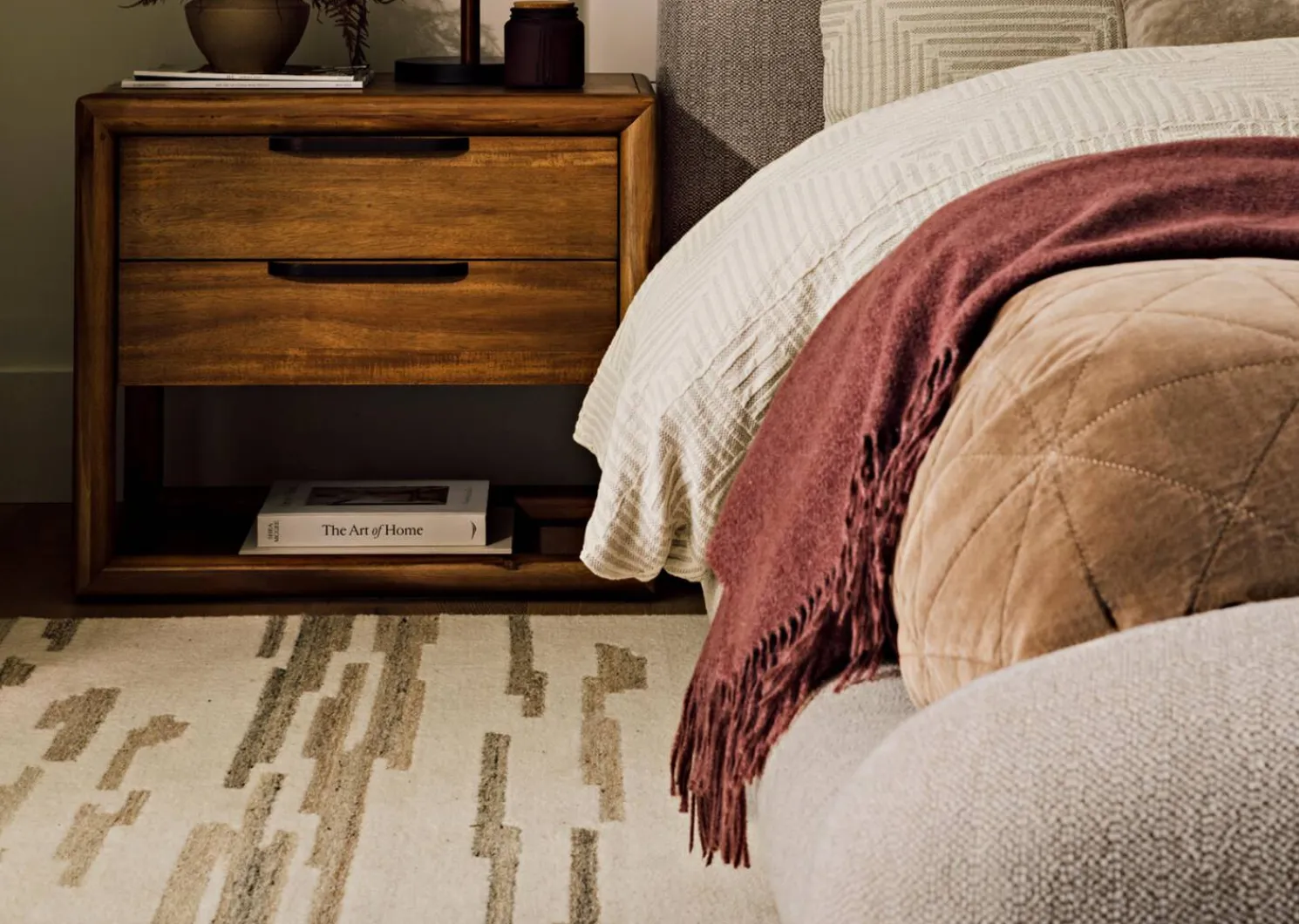 Urban Barn Willis Wool Rug Ivory/Sand/Grey- Area Rugs