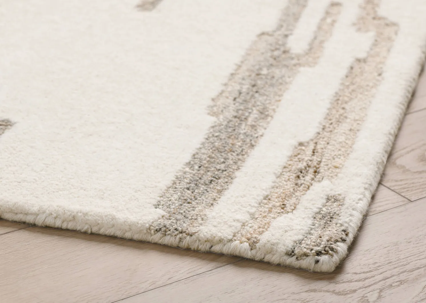 Urban Barn Willis Wool Rug Ivory/Sand/Grey- Area Rugs
