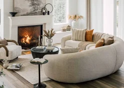 Urban Barn Yasmine Recycled Metal Accent Table -Umber- Side Tables